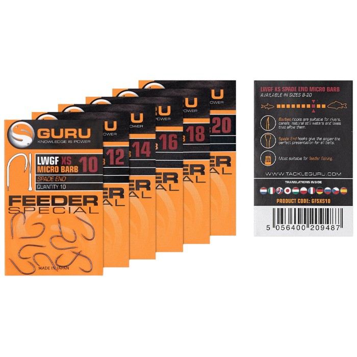 Guru Feeder Special XS Eyed Hooks 1