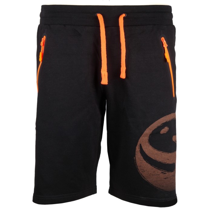 Guru Black Jersey Shorts Front