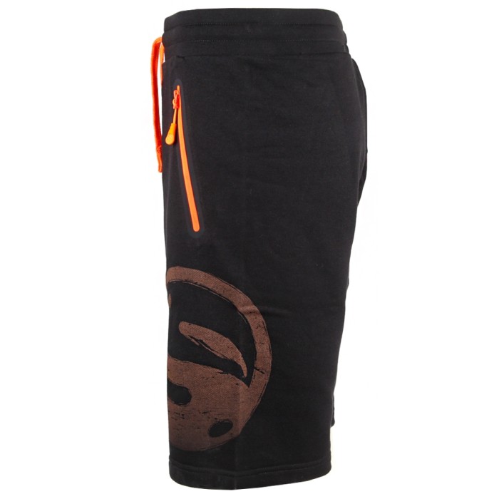 Guru Black Jersey Shorts Side