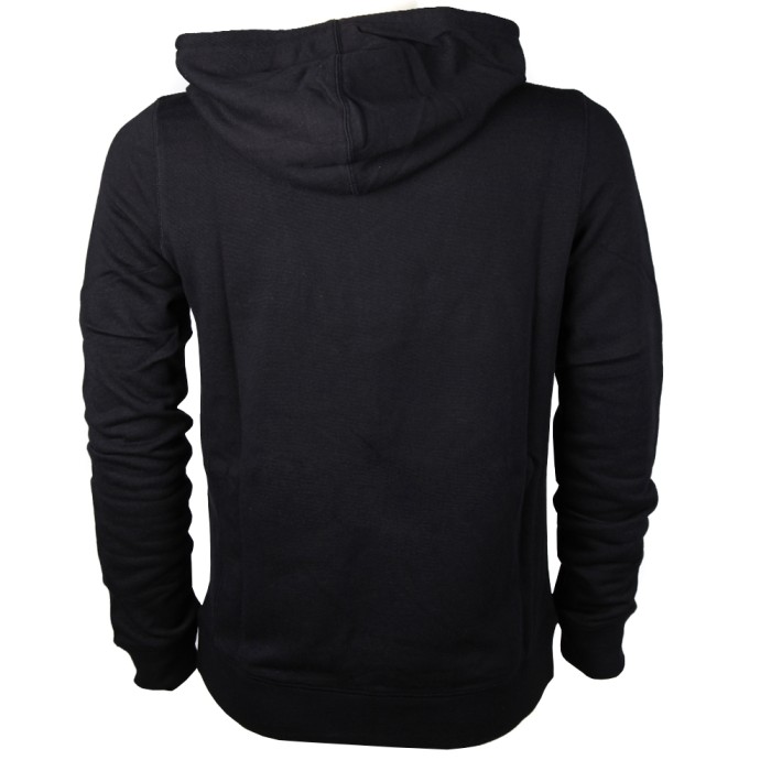 Korda Kore Black Zip Fishing Hoodie Back 