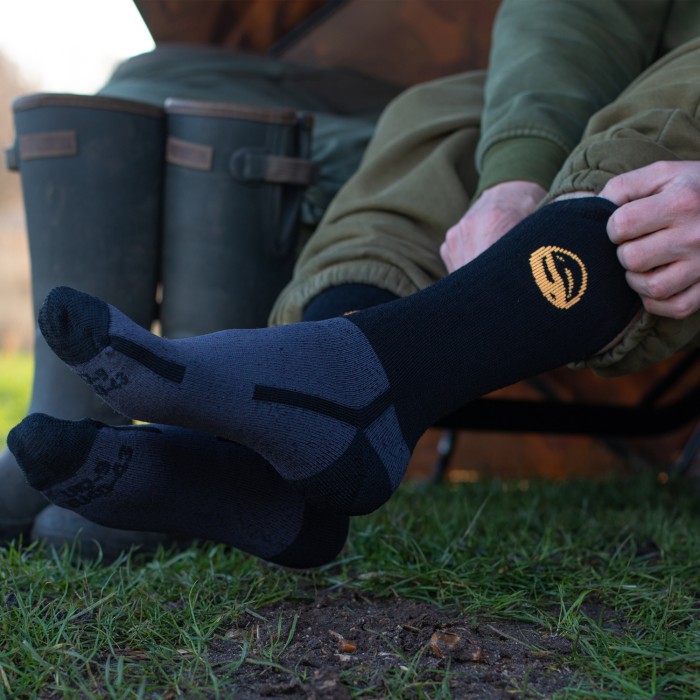 Guru Merino Wool Fishing Socks In Use 1