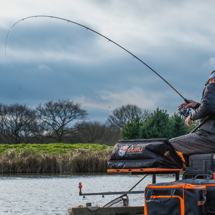Guru N-Gauge Pellet Waggler Fishing Rods In Use 1