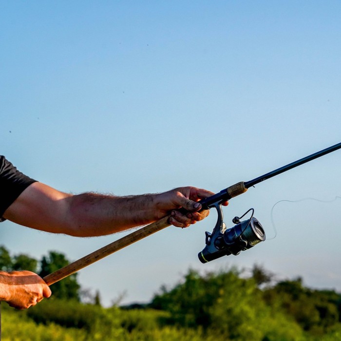 Guru N-Gauge Specimen Reel In Use 1