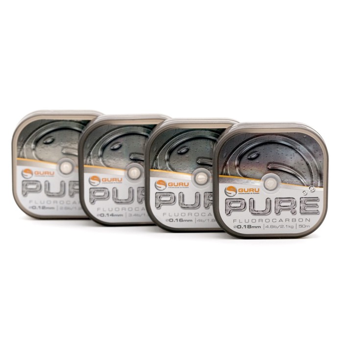 Guru Pure Fluorocarbon 50m Spools