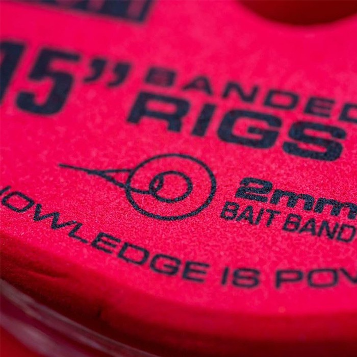 Guru QM1 Bait Band Fishing Ready Rig 15 Inch Close Up 2