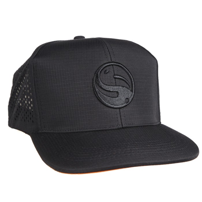 Guru Ripstop Black Snapback Front