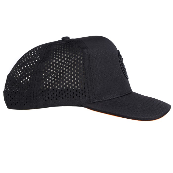 Guru Ripstop Black Snapback Right Side