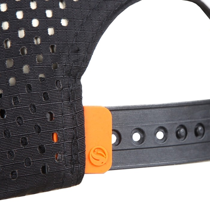 Guru Ripstop Black Snapback Close Up