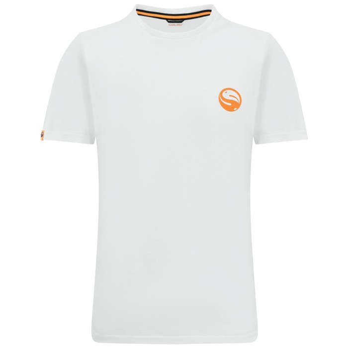 Guru Semi Logo White Fishing T-Shirt