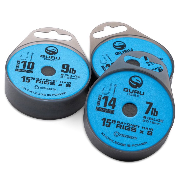 Guru Super MWG 15 Inch Bayonet Hair Rigs 1