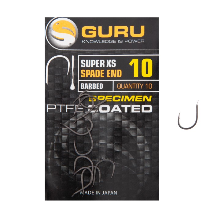 Guru Super XS Spade Barbed Fishing Hooks  1