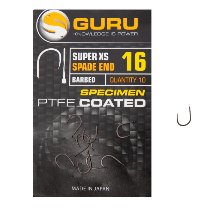 Guru Super XS Spade Barbed Fishing Hooks 4
