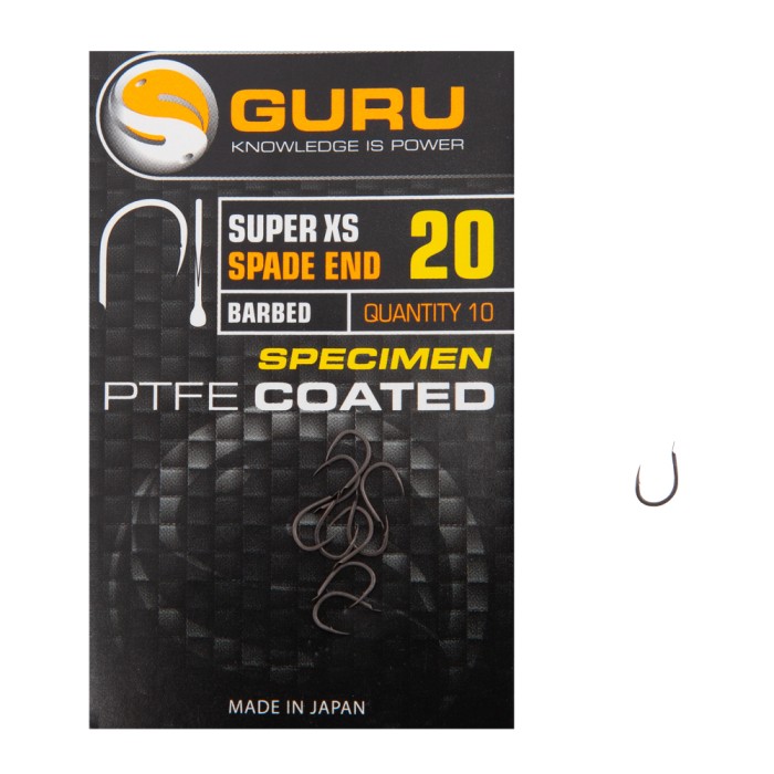 Guru Super XS Spade Barbed Fishing Hooks 6