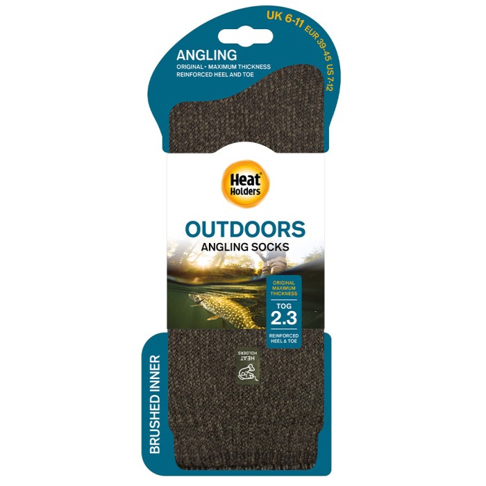 Heat Holder Olive Angling Outdoor Adult Socks 1