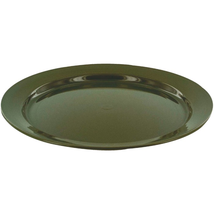Highlander 25cm Flat Fishing Plate Olive