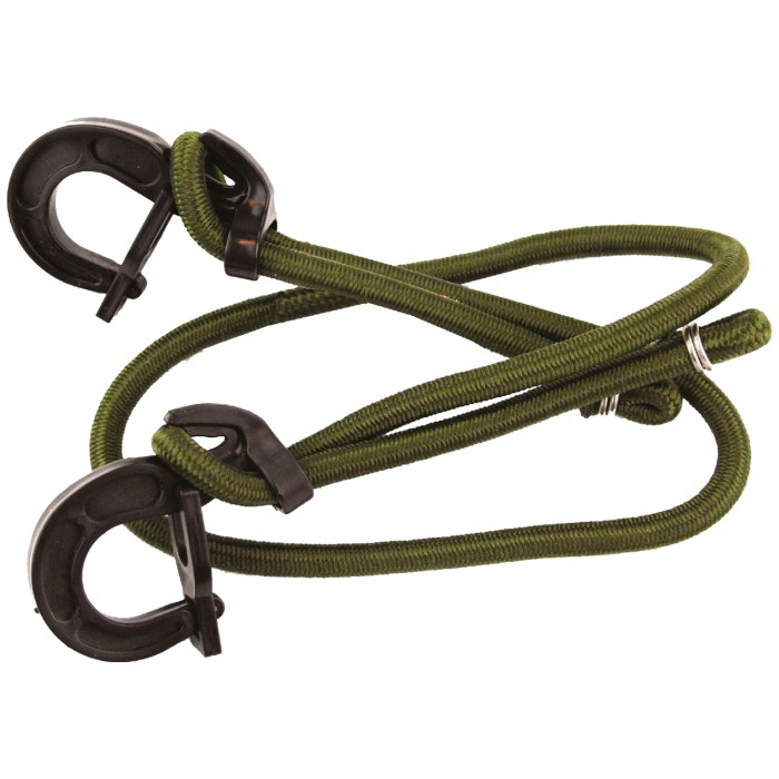 Highlander Adjustable Bungee Olive 8mm x 100cm
