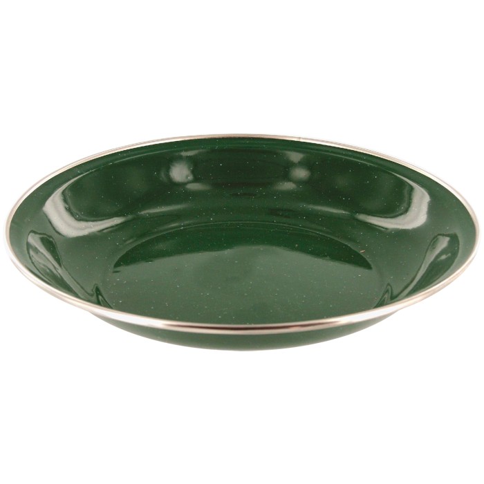 Highlander Deluxe Enamel Fishing Soup Plate 20cm