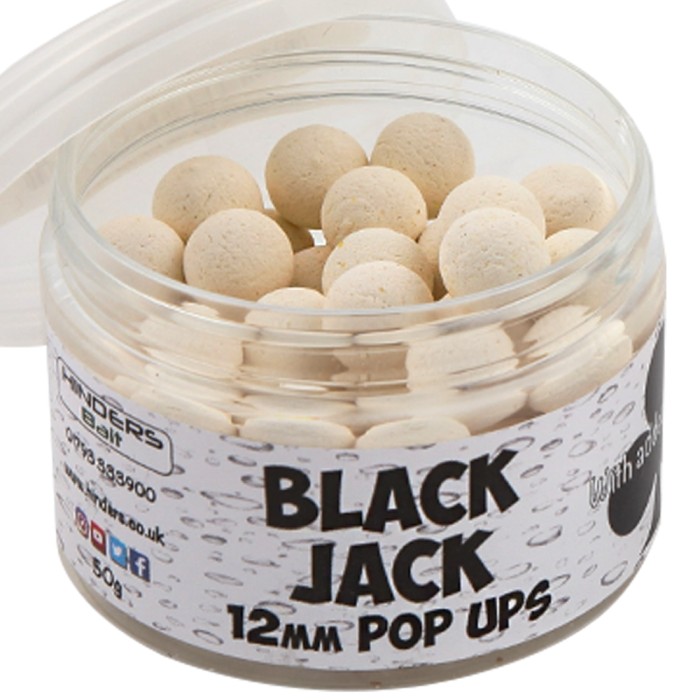 Hinders Black Jack White Pop Ups 12mm