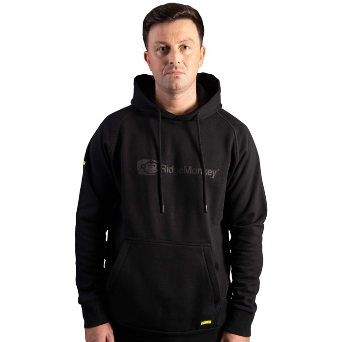 RidgeMonkey APEarel Dropback Heavyweight Fishing Hoodie Black