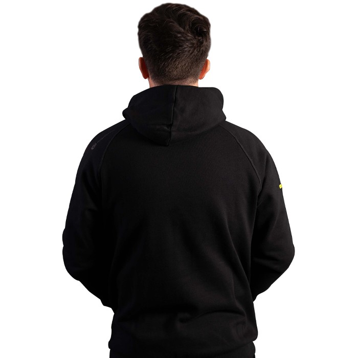 RidgeMonkey APEarel Dropback Heavyweight Fishing Hoodie Black Back