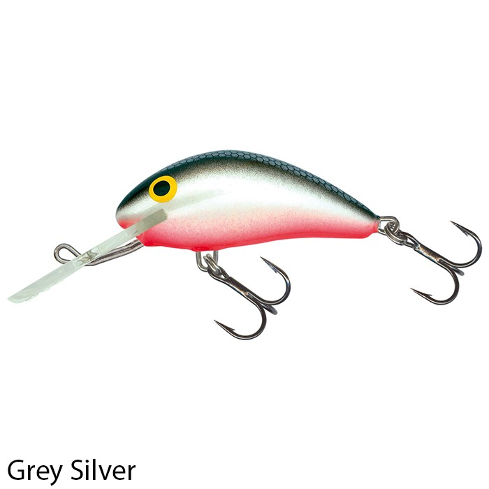 Hornet 4cm Sinking Lure Grey Silver