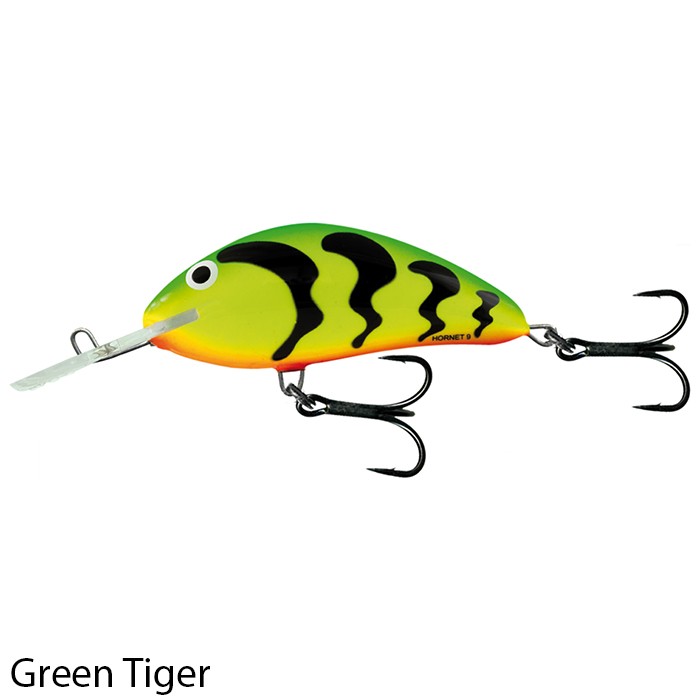Hornet 9cm Floating Lure Green Tiger