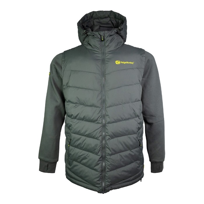 RidgeMonkey APEarel ThermaPro Hybrid Coat Green