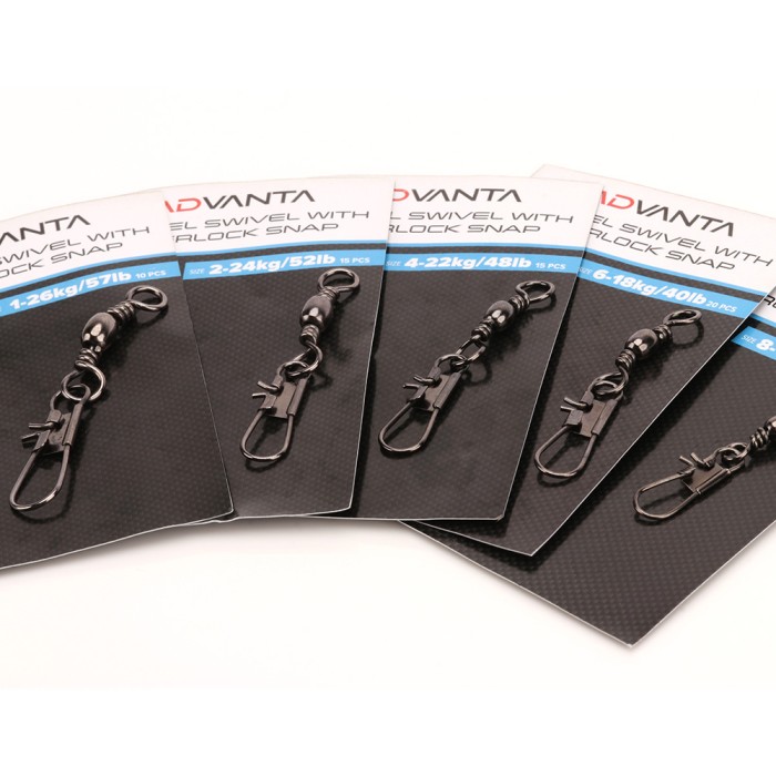 Advanta Barrel Swivel with Interlock Snap - Pack of 20 1
