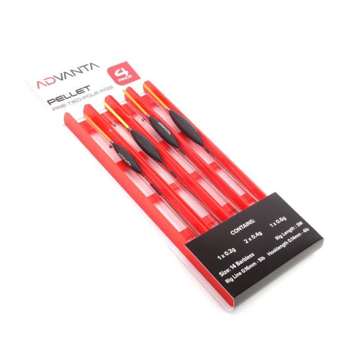 Advanta Pre Tied Pole Rigs - Pellet