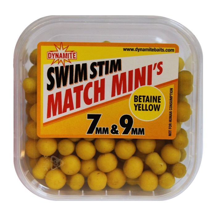Dynamite Baits Swim Stim Match Boilies Betaine Yellow