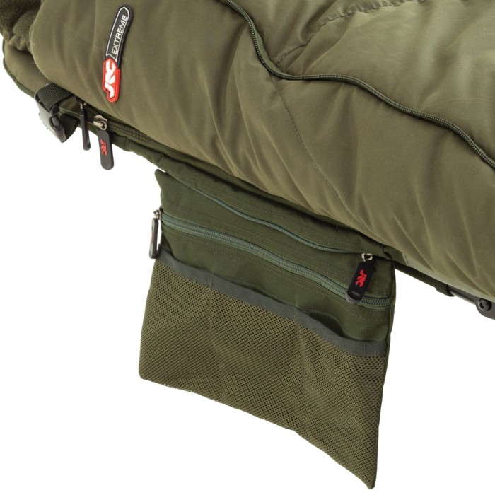 JRC Extreme TX2 Sleep System Close Up Zip Pocket