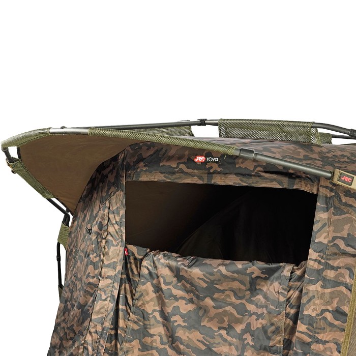 JRC Rova Camo Peak Fishing Bivvy 2 Man Peak