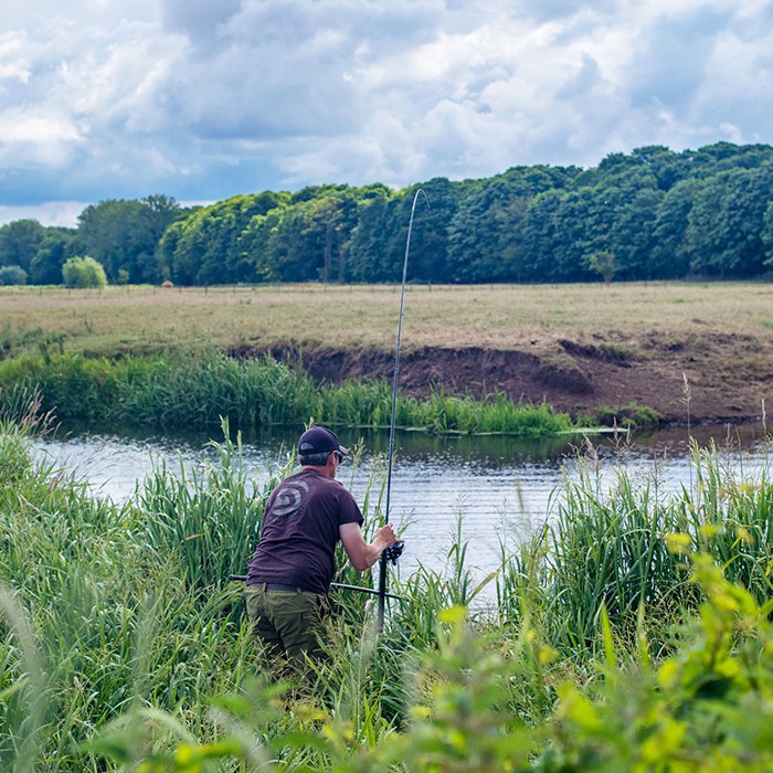 John Wilson Avon Quiver Fishing Rod In Use 1