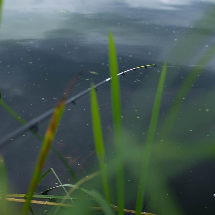 John Wilson Avon Quiver Fishing Rod In Use 3