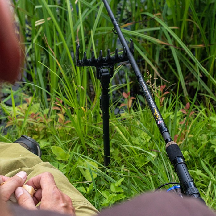 John Wilson Avon Quiver Fishing Rod In Use 2