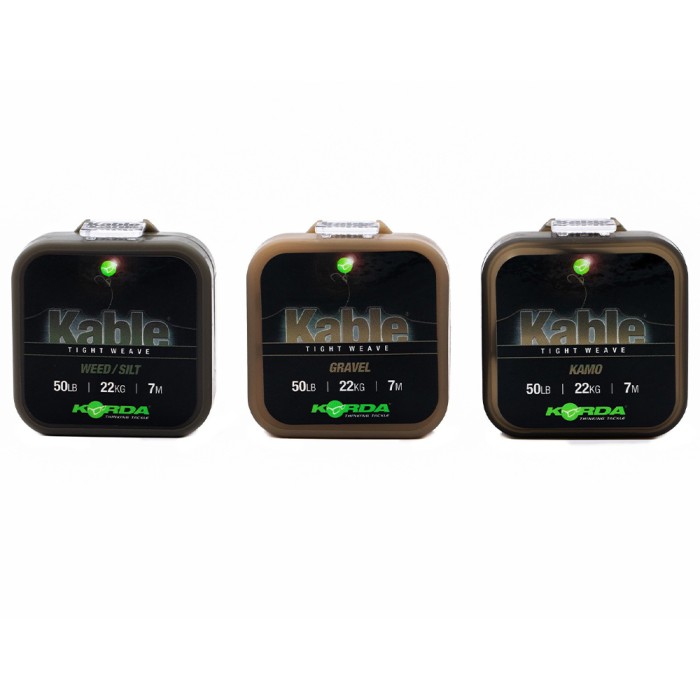 Korda Kable Tight Weave Leadcore Colours