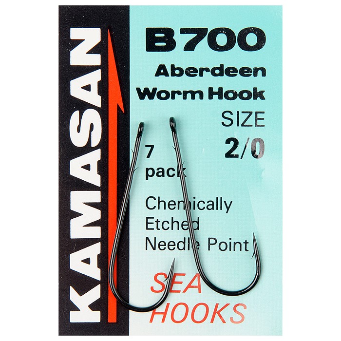Kamasan B700 Aberdeen Worm Sea Hooks