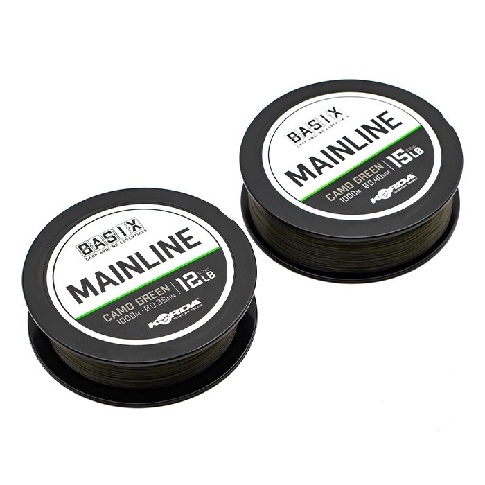 Korda Basix Mainline 1000m 12lb & 15lb