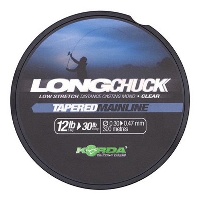 Korda Long Chuck Clear Tapered Mainline 12lb