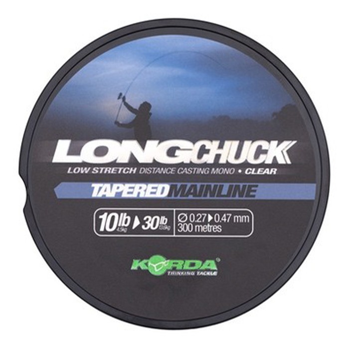 Korda Long Chuck Clear Tapered Mainline 10lb
