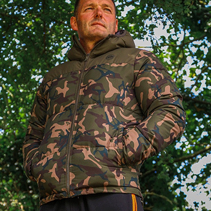 Fox Chunk Camo Khaki RS Jacket In Use 1