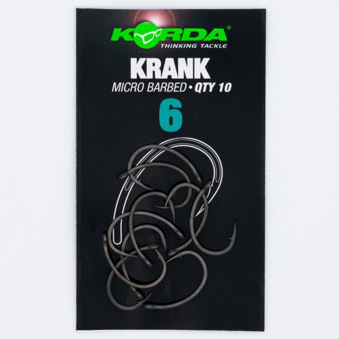 Korda Krank Fishing Hooks Size 6