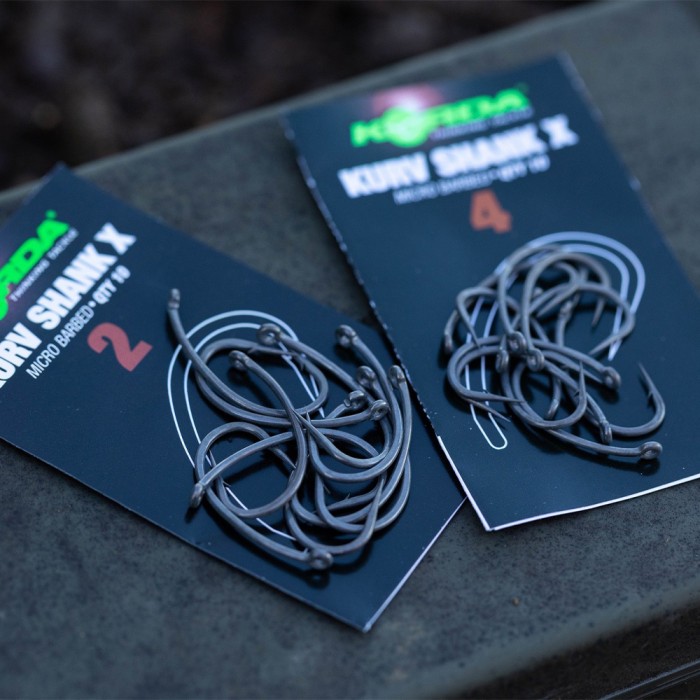 Korda Kurv Shank X Fishing Hook Close Up 1