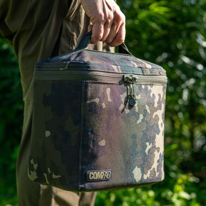 Korda Compac Dark Kamo Cool Bag Medium In  Use 3