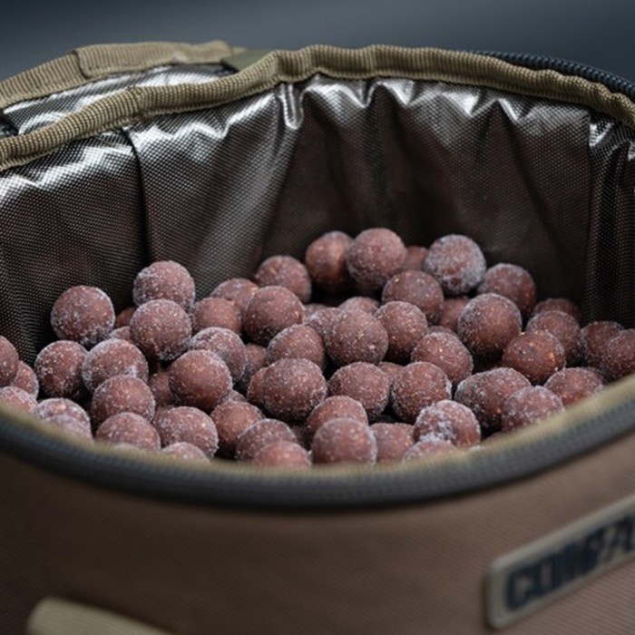 Korda Compac Bait Fishing Cool Bag Close Up In Use 1