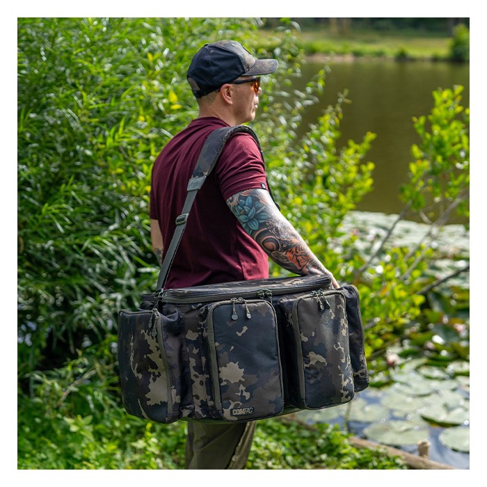 Korda Compac Dark Kamo Carryall XL In Use 4