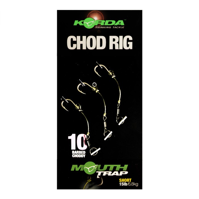 Korda Ready Tied Chod Rigs Short