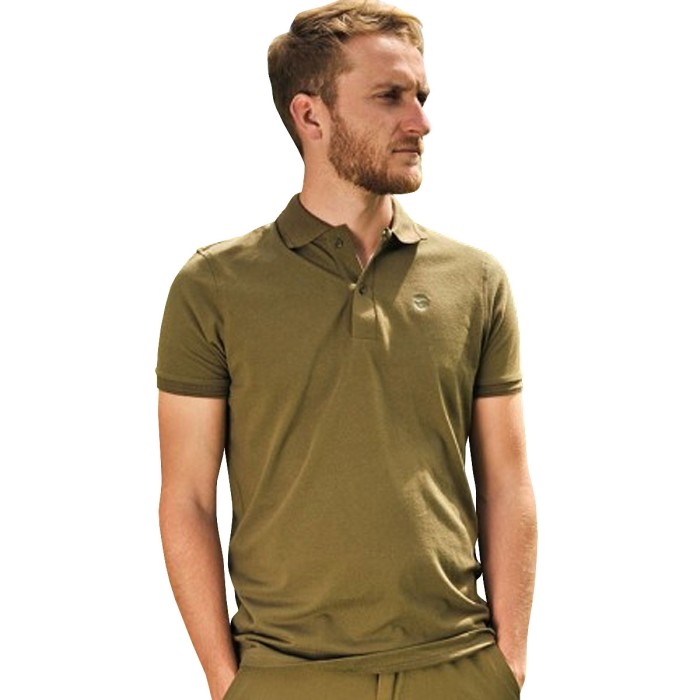 Korda Fishing Polo Shirt Green In Use