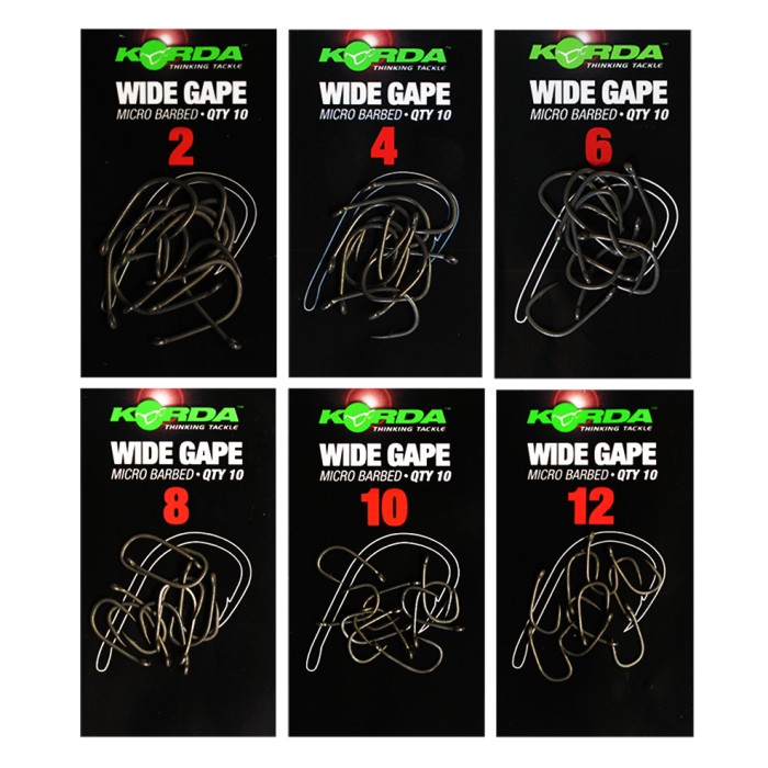 Korda Wide Gape Fishing Hooks