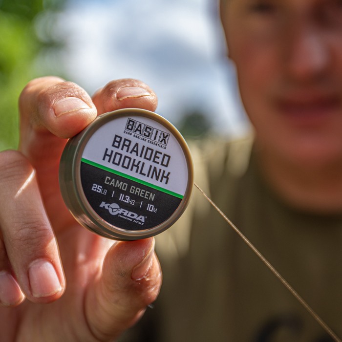 Korda Basix Braided Hooklink 10m Lifestyle 1